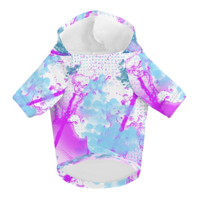 Preview: Hunde-Hoodie, Hundemotiv Boogie– bunte Popart, gemütlich, waschbar, Polyster - Kopie